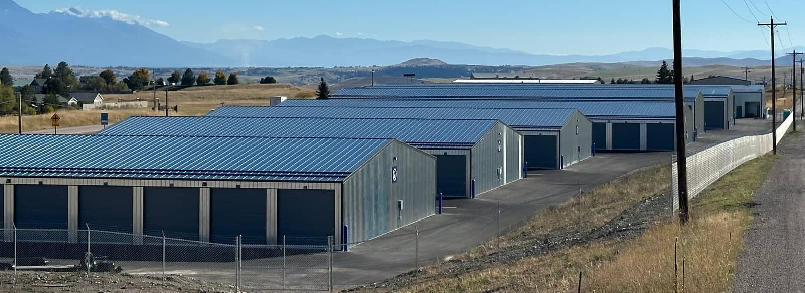 Ground level view 2 of Lakewood Storage storage facility - storage units Polson MT
